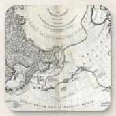 DESSOUS-DE-VERRE CARTE : NORTH PACIFIC (Devant)