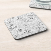 Dessous-de-verre Carte Paris (Côté gauche)