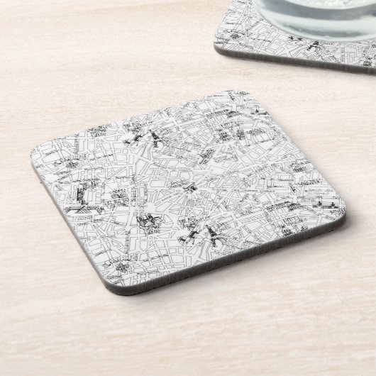 Dessous-de-verre Carte Paris (Côté gauche)