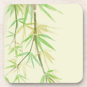 Dessous-de-verre Carte peinte d'aquarelle avec stylisé sauvage