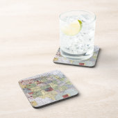 DESSOUS-DE-VERRE CARTE : RÉSERVATIONS, 1892 (Côté Droit)