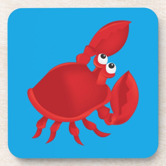 Dessous-de-verre Cartoon crab (Devant)