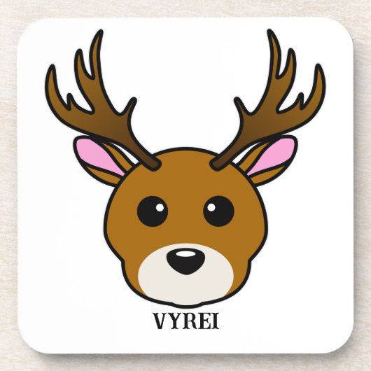 Dessous-de-verre Cartoon Deer (Devant)