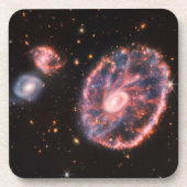 Dessous-de-verre Cartwheel Galaxy, James Webb Télescope Spatial (Devant)