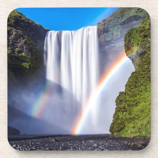 Dessous-de-verre Cascade et arc-en-ciel (Devant)