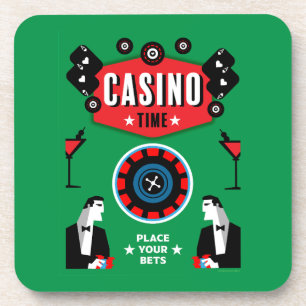 Dessous-de-verre Casino Gambling Poker Roulette
