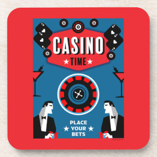 Dessous-de-verre Casino Gambling Poker Roulette