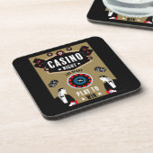 Dessous-de-verre Casino Gambling Poker Roulette (Côté gauche)