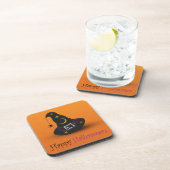 Dessous-de-verre Casquette de sorcière d'Halloween avec araignée (Côté Droit)