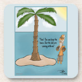 Dessous-de-verre Castaway Beverage Coaster (Devant)