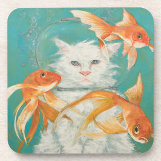 Dessous-de-verre Cat Burglar Plastique dur