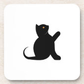 Dessous-de-verre Cat dit bonjour (Devant)