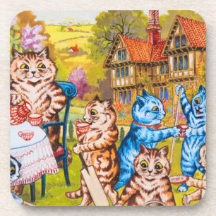 Dessous-de-verre Cat Garden Party