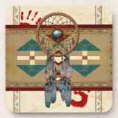 Dessous-de-verre Catching Spirit Native American (Devant)