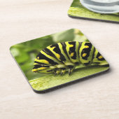 Dessous-de-verre Caterpillar noire (Côté gauche)