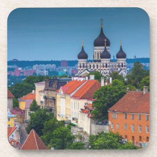 Dessous-de-verre Cathédrale et Cityscape Estonie