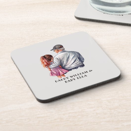 Dessous-de-verre Caution père et fille (14) (Côté gauche)