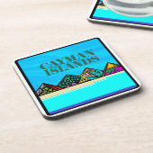 Dessous-de-verre Cayman (Côté gauche)