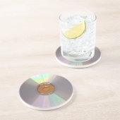 Dessous de verre CD excentriques et originaux (Côté)