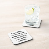 Dessous-de-verre CDO aiment OCD (Côté Droit)