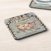 Dessous-de-verre CE PORCINEOGRAPH, c1876 (Côté gauche)