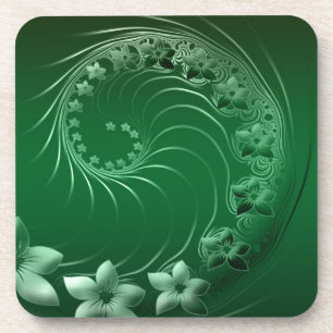 Dessous-de-verre Célébration verte de destin de partie de conceptio