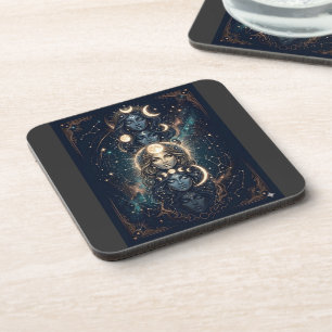 Dessous-de-verre Celestial Moon Goddess Mystical