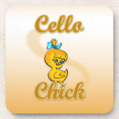 Dessous-de-verre Cello Chick (Devant)
