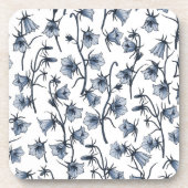 Dessous-de-verre Cellules bleues, Cloches, Bellflowers (Devant)