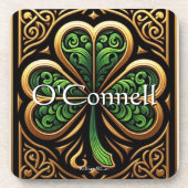 Dessous-de-verre Celtic Shamrock Coaster (Devant)