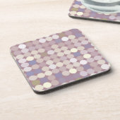 Dessous-de-verre Cercles de tissu motif abstrait (Côté gauche)