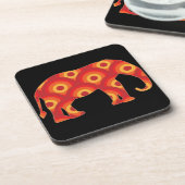 Dessous-de-verre Cercles rétro funky Elephant (Côté gauche)