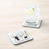 Dessous-de-verre Cérémonie de mariage à l'église : le vicaire ne pe (Côté Droit)