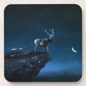 Dessous-de-verre cerf au clair de lune (Devant)