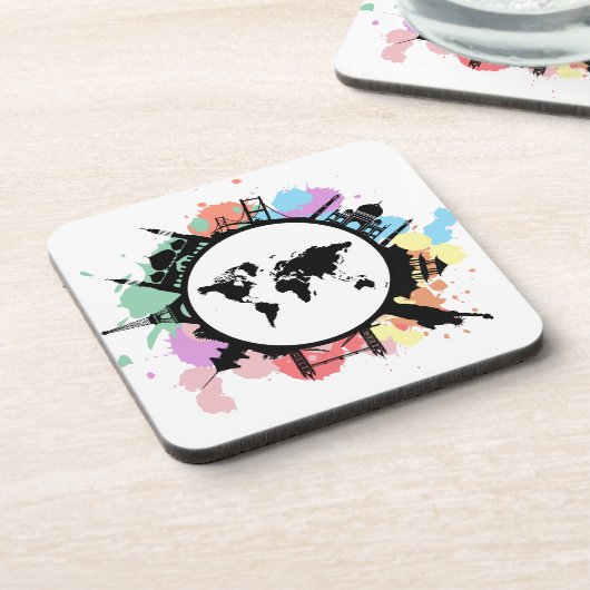 Dessous-de-verre C'est le temps de déplacement (Côté gauche)