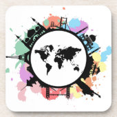 Dessous-de-verre C'est le temps de déplacement (Devant)