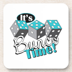 Dessous-de-verre C'est l'heure de Bunco !