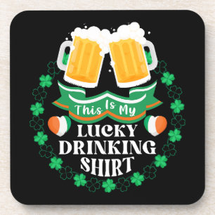 Dessous-de-verre C'est ma Saint-Patrick de bière chanceuse