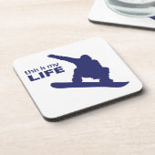 Dessous-de-verre C'Est Ma Vie (Snowboard) (Côté gauche)