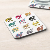 Dessous-de-verre Chameaux mignons d'amusement (Côté gauche)