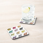 Dessous-de-verre Chameaux mignons d'amusement (Côté Droit)