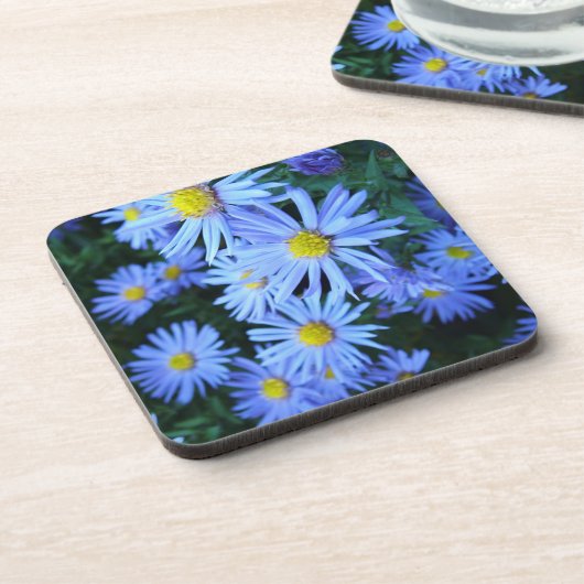 Dessous-de-verre Champ de fleurs bleues (Côté gauche)