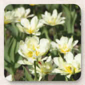 Dessous-de-verre Champ de tulipes blanches (Devant)