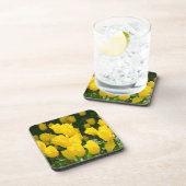 Dessous-de-verre Champ de tulipes jaune vif (Côté Droit)