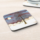 Dessous-de-verre Champ d'hiver (Côté gauche)