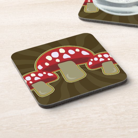 Dessous-de-verre Champignons funky Champignons (Côté gauche)