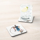 Dessous-de-verre Championnat vintage de vélo (Côté Droit)