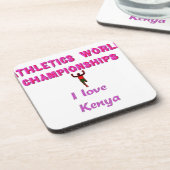 Dessous-de-verre Championnats du monde d'athlétisme Kenya Runner : (Côté gauche)