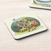 Dessous-de-verre Chante une chanson de six pence, Comptine traditio (Côté gauche)