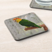 Dessous-de-verre Chanter blanc Bellied Caique Parrot (Côté gauche)